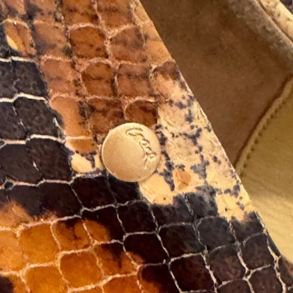 Coach Buffy Python/Snake Print High Heels Size 9.5 - Picture 9 of 16